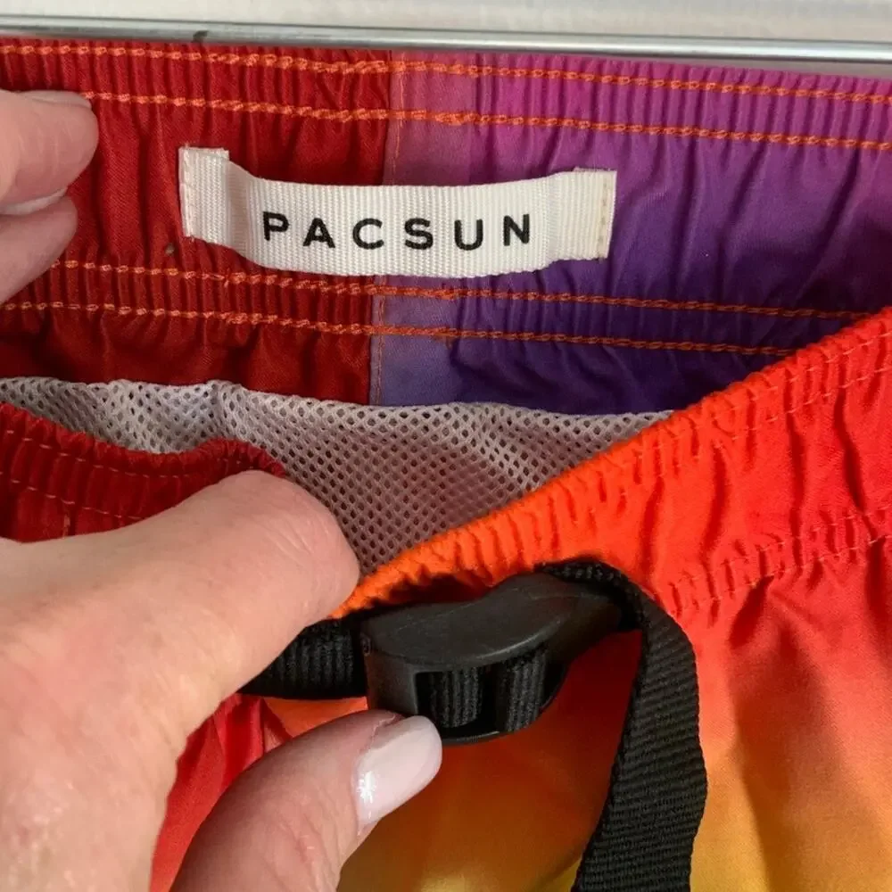 Pacsun Tie Die Men's swimsuit size XL‎